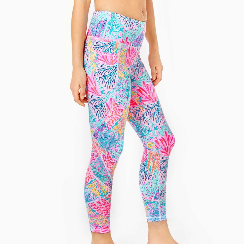 Leggings- Lilly Pulitzer Weekender high rise leggings LPBOX2-11 - Picture 1 of 10